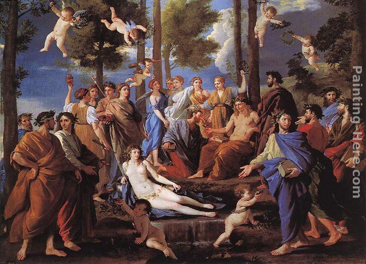 Nicolas Poussin Apollo and the Muses